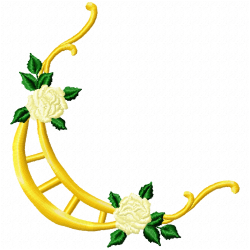 Flowers And Tree Embroidery Design 11